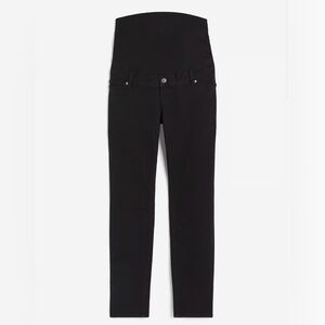 Black H&M MAMA Maternity skinny jeans